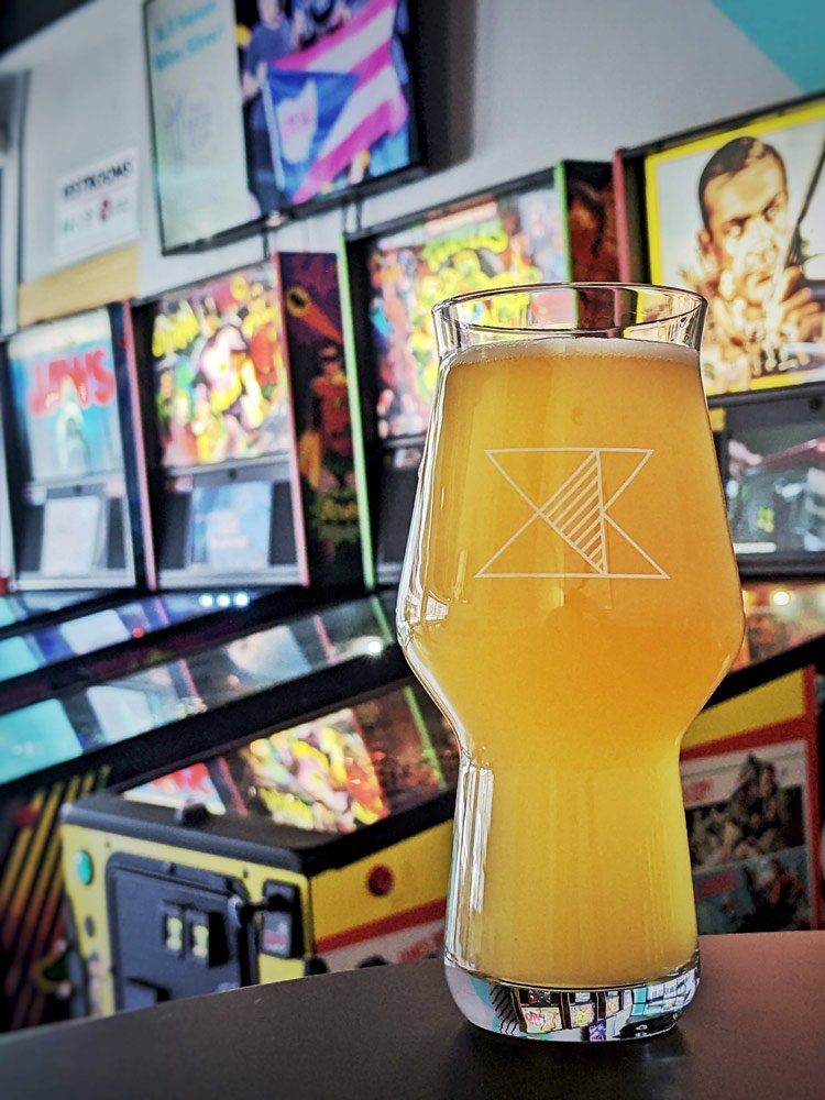 Happy Freds and pinball machines at Eighty-Three Brewery, Akron Ohio